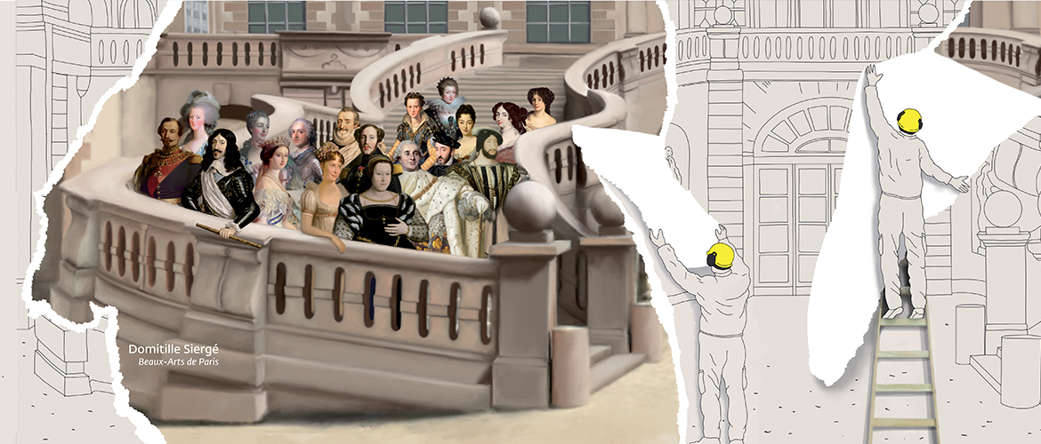 Aperçu du projet de bâche par Domitille Siergé