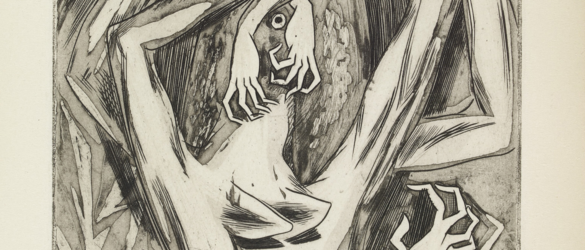 La Femme tondue, Paris, A.P.R., 1946, livre d’artiste, [58] p., 8 gravures originales, 8° 26242