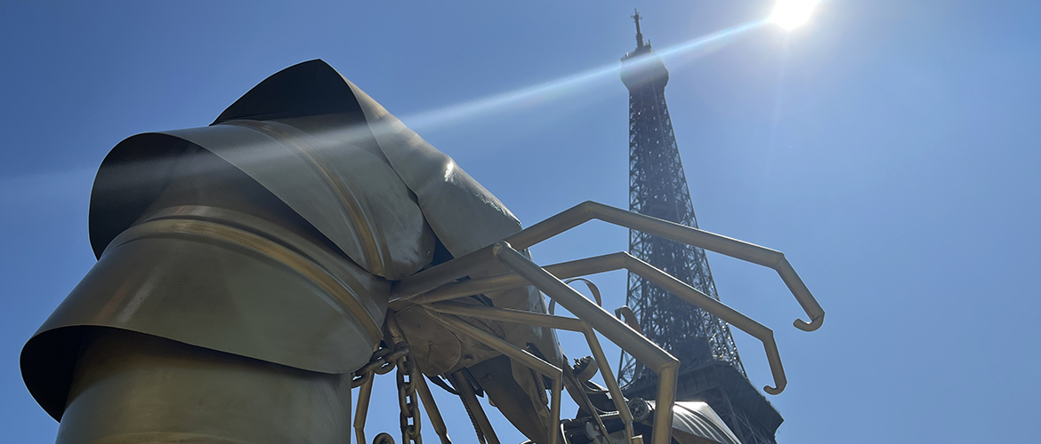 Vedettes de Paris partenaire des Beaux-Arts de Paris pour créer une œuvre avec ses matériaux recyclés