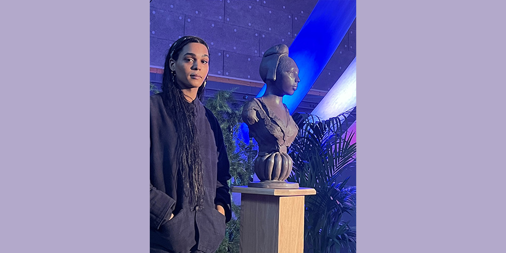 Lucas Bouan Tsobgny crée une Marianne à l’effigie de Joséphine Baker 